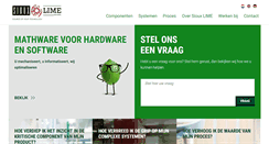 Desktop Screenshot of limebv.nl