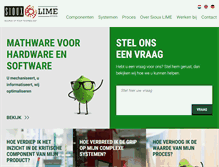 Tablet Screenshot of limebv.nl